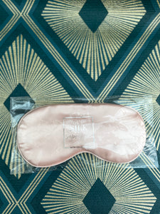 Satin Sleeping Eye Mask - Blush Pink