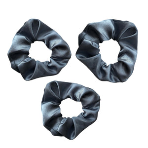 Bold Satin Scrunchie - Set of 3