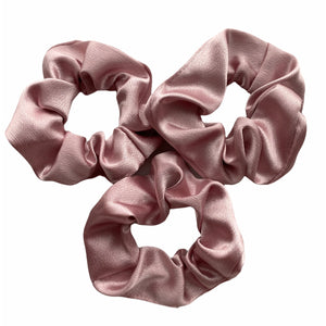 Pastel Satin Scrunchie - Set of 3